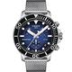 TISSOT 天梭 官方授權 Seastar 海星300米潛水計時時尚錶(T1204171104102)藍 product thumbnail 2
