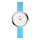OBAKU 雅悅媛式時尚腕錶-銀框x藍帶/27mm product thumbnail 2