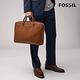 FOSSIL Asher 真皮公事包-咖啡色 MBG9614210 product thumbnail 5