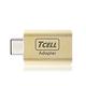 TCELL 冠元- USB 3.1 Type-C(公)轉USB-A(母) 轉接頭-香檳金 product thumbnail 2