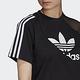 Adidas Original Adicolor HC7039 女 T恤 短袖 上衣 休閒 異材質 國際尺寸 黑 product thumbnail 5