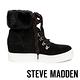 STEVE MADDEN-WINDY毛絨厚底綁帶短靴-絨黑 product thumbnail 2