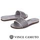 Vince Camuto 幾何簍空寬版一字拖鞋-銀色 product thumbnail 6