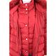 HERNO 紅色絎縫假兩件設計羽絨外套(前釦立領衣片與毛領皆可拆) product thumbnail 4