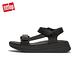 【FitFlop】SURFF ADJUSTABLE LEATHER BACK-STRAP SANDALS運動風可調式皮革後帶涼鞋-女(靓黑色) product thumbnail 3