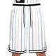 Nike AS M NK DF DNA 10IN SHORT SSNL 男 白色 條紋 籃球 短褲 DX0254-100 product thumbnail 2