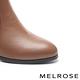 短靴 MELROSE 經典時髦流蘇造型牛皮粗高跟短靴－棕 product thumbnail 6