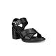 SCULPTED SANDAL LX 55 雕塑奢華銀釦中高跟涼拖鞋 女鞋 黑色 product thumbnail 2