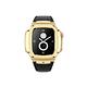 【Golden Concept】Apple Watch 41mm錶殼 金錶框 黑皮革錶帶 WC-ROL41-G product thumbnail 2
