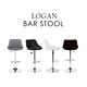E-home Logan羅根菱格紋皮面可調式吧檯椅-四色可選 product thumbnail 3