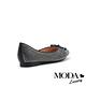 低跟鞋 MODA Luxury 華麗閃耀雙色水鑽蝴蝶結尖頭低跟鞋－黑 product thumbnail 4