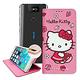 三麗鷗授權 Hello Kitty 華碩 ZenFone 6 櫻花吊繩款彩繪側掀皮套 product thumbnail 2