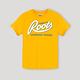 Roots 女裝- 90風潮系列 文字LOGO短袖T恤-金黃色 product thumbnail 2