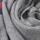 GUCCI SC NEW NIKKY O GG LOGO 義大利製羊毛寬版斜紋織帶披肩/圍巾(淺灰色系) product thumbnail 5
