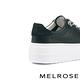 休閒鞋 MELROSE 低調奢華晶鑽造型綁帶厚底休閒鞋－黑 product thumbnail 4