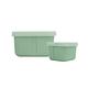 【DIKE】 Warmth方形矽膠保鮮盒2入組  便當盒 兩色可選(綠/粉) HKS310 product thumbnail 2