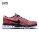 Nike 休閒鞋 Flyknit Max 運動 男鞋 針織鞋面 大氣墊 避震 球鞋穿搭 橘紅 黑 620469-404 product thumbnail 3