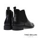 TINO BELLINI 貝里尼 歐洲進口牛皮經典切爾西平底短靴FWMV012 product thumbnail 5