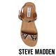 STEVE MADDEN-LEAGUE 搶眼一字帶繫帶低跟涼鞋-蛇皮咖 product thumbnail 6