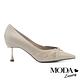 高跟鞋 MODA Luxury 優雅唯美扭結羊皮尖頭高跟鞋－米 product thumbnail 3