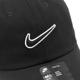 Nike 棒球帽 Club Swoosh Cap 男款 黑 白 刺繡 可調式帽圍 帽子 老帽 FB5369-010 product thumbnail 3