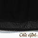 鬆緊腰圍下擺透視短裙 (共二色)-Chic Girl product thumbnail 4