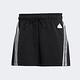 Adidas W FI 3S Short HT4712 女 短褲 運動 休閒 舒適 棉質 中腰 日常 穿搭 黑 product thumbnail 5