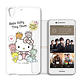 Hello Kitty HTC Desire 728 浮雕彩繪透明軟殼(熊好朋友) product thumbnail 2