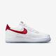 Nike Wmns Air Force 1 07 ESS SNKR [DX6541-100] 女 休閒鞋 經典 白紅 product thumbnail 2
