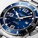 LONGINES浪琴 官方授權 深海征服者系列潛水機械腕錶 藍/44mm L3.841.4.96.6 product thumbnail 3