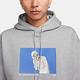 Nike 帽T SB Sweatshirts 男款 灰 藍 內刷毛 寬鬆 抽繩 連帽上衣 FN2557-063 product thumbnail 7