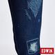 EDWIN 503 大尺碼 重加工 窄直筒牛仔褲-男-中古藍 product thumbnail 10