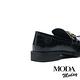 低跟鞋  MODA MODAY 知性美學壓紋牛皮樂福低跟鞋－黑 product thumbnail 4