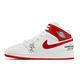 Nike Air Jordan 1 Mid SS GS 大童 女鞋 AJ1 白 紅 Rookie Season DR6496-116 product thumbnail 2