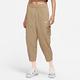 Nike 褲子 NSW Essentials Curve Pants 女款 棕 高腰 寬版 9分褲 DD5984-200 product thumbnail 4