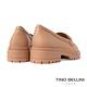 Tino Bellini 巴西進口厚底鎖鍊樂福鞋FZLV006(裸膚) product thumbnail 4