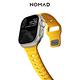 美國NOMAD Apple Watch專用運動風FKM橡膠錶帶-49/45/44/42mm-超跑黃 product thumbnail 8