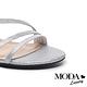 涼鞋 MODA Luxury 輕奢別緻金蔥繫帶高跟楔型涼鞋－銀 product thumbnail 6