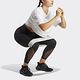Adidas Dance Cro T [HS2338] 女 短袖 短版 上衣 T恤 亞洲版 運動 休閒 寬鬆 百搭 白 product thumbnail 2