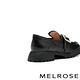 厚底鞋 MELROSE 美樂斯 時髦方鑽飾鱷魚紋牛皮樂福厚底鞋－黑 product thumbnail 4