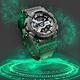 CASIO 卡西歐 G-SHOCK 黑暗空間發光 霧面深灰雙顯錶 GA-110HD-8A 防水200米 product thumbnail 6