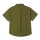 CONVERSE BASIC WOVEN SHIRT 短袖襯衫 男 綠色-10025290-A02 product thumbnail 2