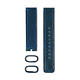 22 植揉皮革車線錶帶-藍色-20mm product thumbnail 2