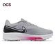 Nike 高爾夫球鞋 Air ZM Infinity Tour Next% 男女鞋 寬楦 灰 粉紅 高球 鞋釘 DM8446-060 product thumbnail 3