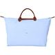 LONGCHAMP LE PLIAGE 淺藍色摺疊尼龍旅行袋(L/展示品) product thumbnail 6