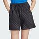 Adidas MONOGRAM SHORT 女 黑色 運動 休閒 三葉草 亞洲版 短褲 II3189 product thumbnail 2