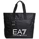 EMPORIO ARMANI EA7品牌圖騰 LOGO尼龍購物托特包(黑) product thumbnail 2