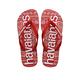 Havaianas Top Logomania Fashion 男鞋 女鞋 紅色 哈瓦仕 夾腳拖 圖騰 潮流 拖鞋 4148449-1440U product thumbnail 3