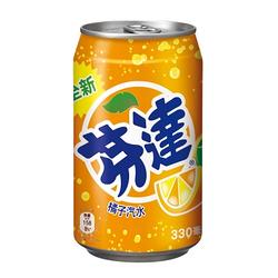 芬達 橘子 易開罐(330mlx24入)