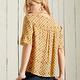 SUPERDRY 女裝 短袖襯衫 SS LACE TOP Yellow 土黃碎花 product thumbnail 5